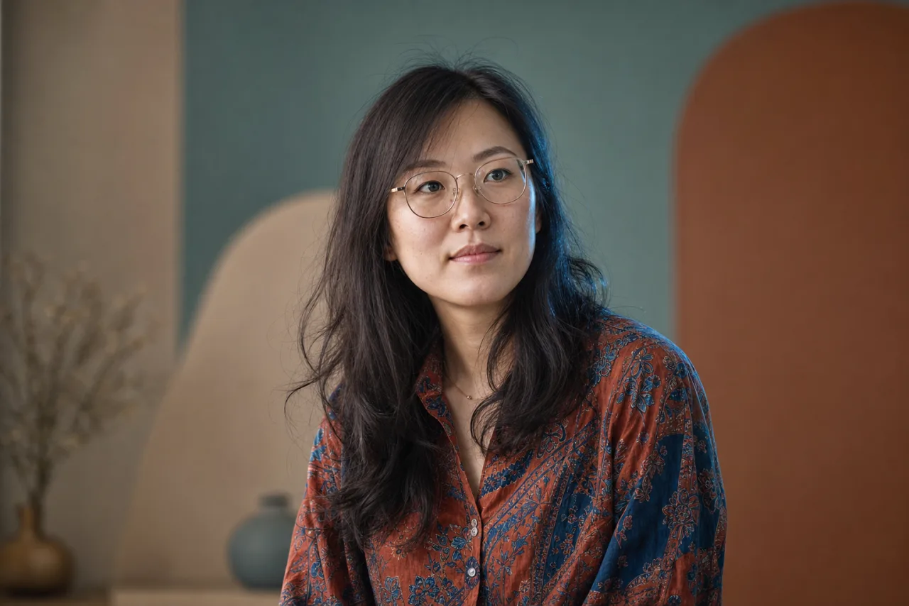 用于 AI 教程的合成人物照片